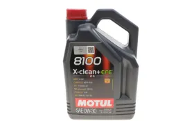 Олія моторна 853951/8100 X-clean+ EFE 0W30 5L/111678-MOTUL-853951