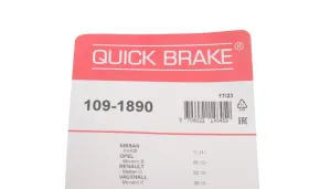 Комплект прижимних планок гальмівного супорту-QUICK BRAKE-1091890-2