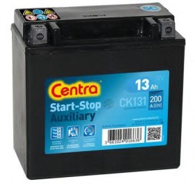 Батарея аккумуляторная Centra 12В 13Ач 200A(EN) L+-CENTRA-CK131