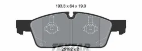 Комплект тормозных колодок, дисковый тормоз-TEXTAR-2519201-9