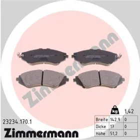 Комплект тормозных колодок, дисковый тормоз ZIMMERMANN 23234.170.1-ZIMMERMANN-232341701-5