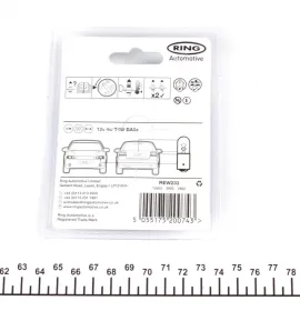 Автолампа T4W 12V 4W BA9s (MCC) Standard (блістер/2шт.)-RING-REW233-1