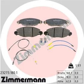 Комплект тормозных колодок, дисковый тормоз-ZIMMERMANN-232731801-6