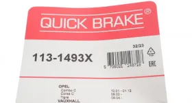 Комплект направляючих супорту-QUICK BRAKE-1131493X-2