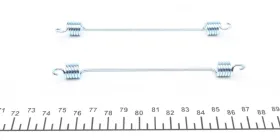 Комплект пружинок колодок стояночного гальма-QUICK BRAKE-1050657-1
