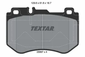 Комплект тормозных колодок-TEXTAR-2599701-2