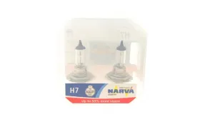 Лампа H7 Range Power 50+ 12V 55W (к-кт 2шт в пласт. уп.)-NARVA-483392100-1