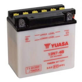 Батарея аккумуляторная Yuasa 12В 7Ач 75A(EN) L+-YUASA-12N74B