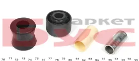 Ремкомплект заднього амортизатора Fiat Doblo 2001-BELGUM PARTS-BG0606-1