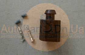 Коннектор датчика износа колодок Brilliance M1, M2 1J0973702-BRILLIANCE-1J0973702-1