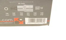 ZESTAW NASADEK TORX/MBUS/SPLINE/RIBE 1/2 36 CZ-VIGOR-V2496-4