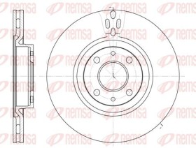 Тормозной диск-REMSA-631611-1