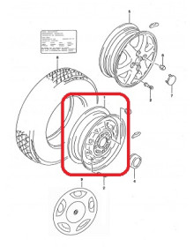 Диск колесный стальной (13×4 1/2J) Changhe Ideal-2 43210-60G00-CHANGHE-4321060G00-1