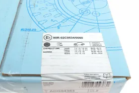 Тормозной диск-BLUE PRINT-ADG04363-3