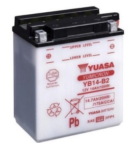 Батарея аккумуляторная Yuasa 12В 14Ач 145A(EN) L+-YUASA-YB14B2