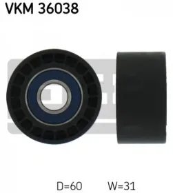 Ролик ремня приводного обводной (VKM36038) SKF-SKF-VKM36038-2