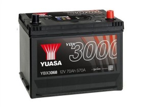 Батарея аккумуляторная Yuasa YBX3000 SMF 12В 70Ач 570A(EN) R+-YUASA-YBX3068