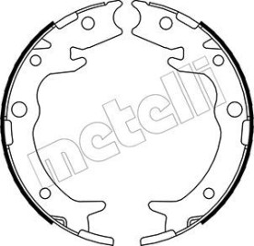 Комплект тормозных колодок, стояночная тормозная система-METELLI-530159-1