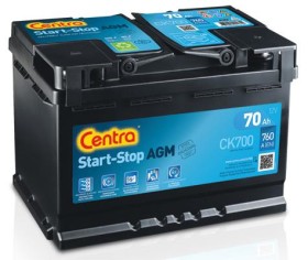 Батарея аккумуляторная Centra Start-Stop 12В 70Ач 760A(EN) R+-CENTRA-CK700