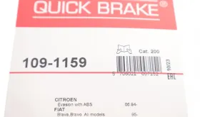 QB ZESTAW MONTAOWY KLOCKW FIAT PUNTO,M-QUICK BRAKE-1091159