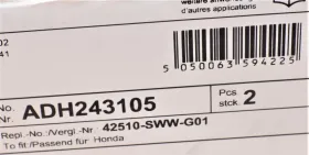 Тормозной диск-BLUE PRINT-ADH243105-5