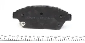 Комплект тормозных колодок, дисковый тормоз-KAVO PARTS-KBP1014-2