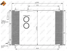 Конденсатор, кондиционер-NRF-35836-6