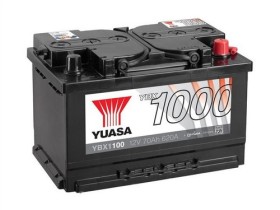 Батарея аккумуляторная Yuasa YBX1000 CaCa 12В 70Ач 620A(EN) R+-YUASA-YBX1100