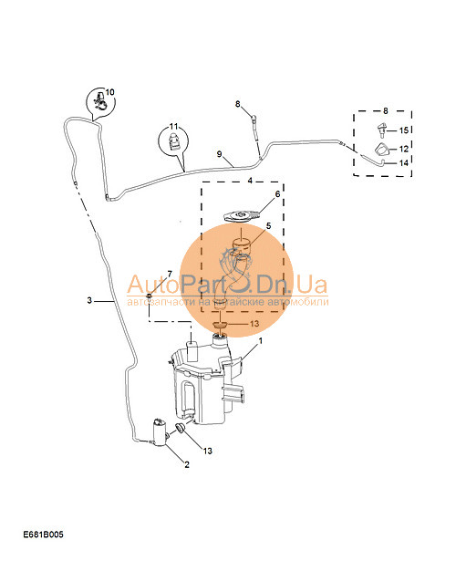 10048541 MG Форсунка омивача лобового скла MG 10048541