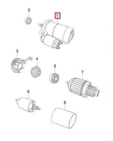Стартер Chery A15 A11-3708110-CHERY-A113708110-3