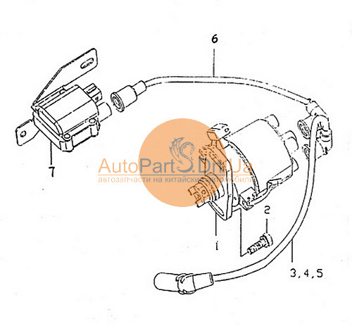 12.01.00BD010G BYD Катушка запалювання BYD 12.01.00BD010G