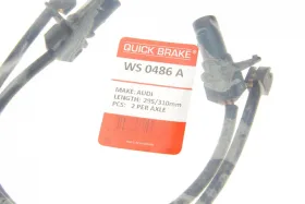 Датчик зносу гальмівних колодок-QUICK BRAKE-WS0486A-3