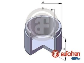 Поршень, корпус скобы тормоза-AUTOFREN SEINSA-D025225-1