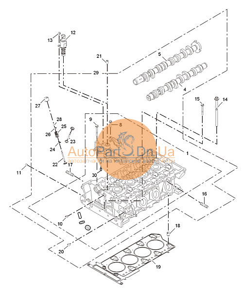 10284645 MG Клапан випускний MG 10284645