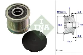 Шкiв генератора-INA-535011110-1