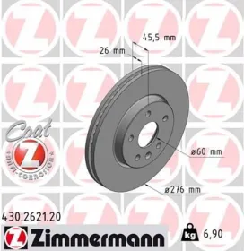 Тормозной диск-ZIMMERMANN-430262120-1