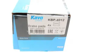 Комплект тормозных колодок, дисковый тормоз-KAVO PARTS-KBP4012-5