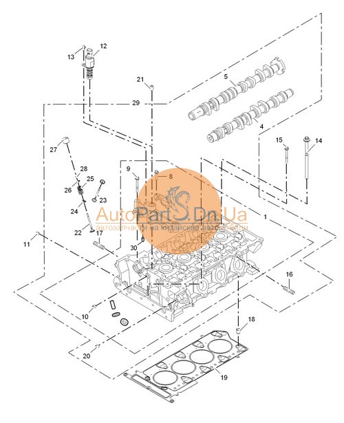 Клапан приводу розподільчого валу MG 10163262-MG-10163262