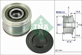 Механизм свободного хода генератора-INA-535010110-1