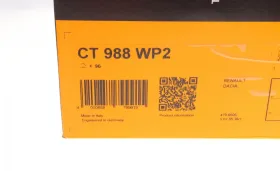 Комплект грм, пас+ролик+помпа-CONTINENTAL-CT988WP2-4