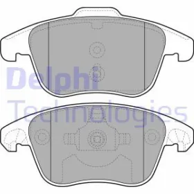 Комплект тормозных колодок, дисковый тормоз-DELPHI-LP2100-1