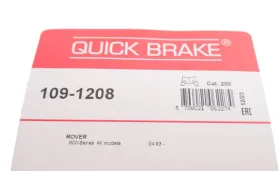 Zestaw inst.klockw ham.HONDA ACCORD 91- 98 CR-V 95-02 /sys.NISSIN/QB/ przd-QUICK BRAKE-1091208