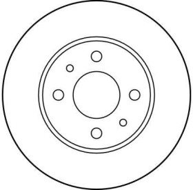Тормозной диск-TRW-DF1745-2