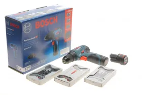 BOSCH Акумуляторний дриль-шуруповерт GSR 12V-30 18/30Н-м. (+2*акб 2.0ah + зарядка + сумка + 7шт. сверла дер. + 7шт. сверла метал + 25шт. біти)-BOSCH-06019G9001-5