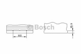 0 092 S40 300 BOSCH Акумулятор