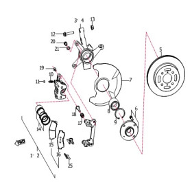 Подшипник ступичный передний Chana Benni CV6060-0800-CHANA-CV60600800