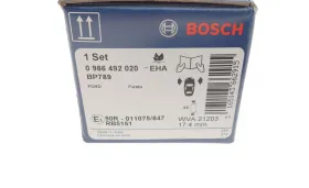 Гальмівні колодки дискові-BOSCH-0986492020-8