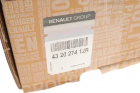 Диск тормозной задний с подшипником 260mm Renault Megane IV (16-) (432027412R) Renault-RENAULT-432027412R-1