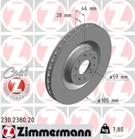 Гальмiвнi диски-ZIMMERMANN-230238020-6