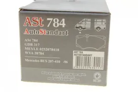 Колодки гальмівні-AUTO STANDART-AST784-5